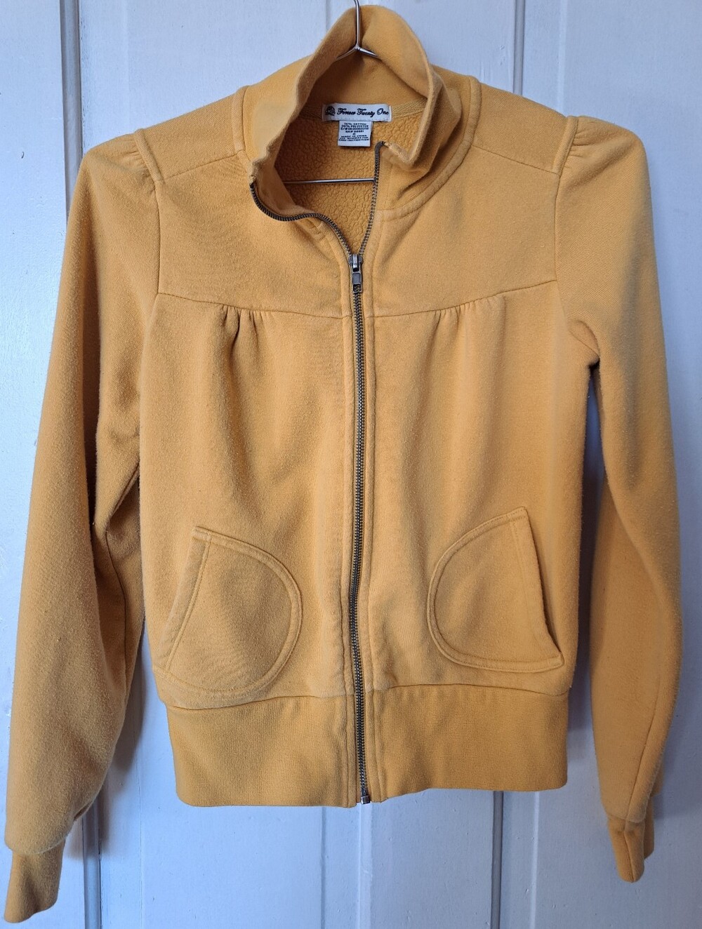 Sunny Yellow Zip-Up Jacket
